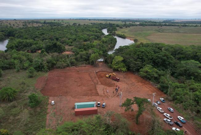 Imagens de Iniciadas obras de captação e adução de água do Rio Sepotuba